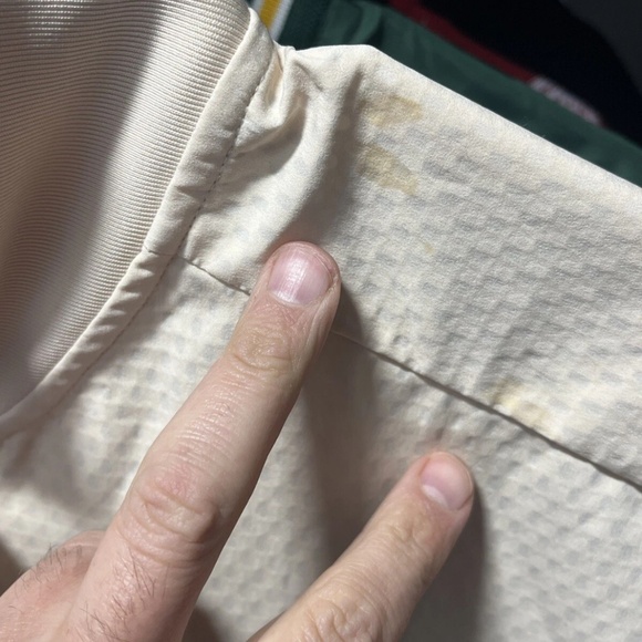 2017 Adidas Boston Marathon Windbreaker Zip Up Jacket Small Cream - Picture 5 of 6